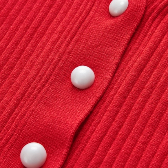 Commense Black Ribbed Cardigan - Picture 2 of 2